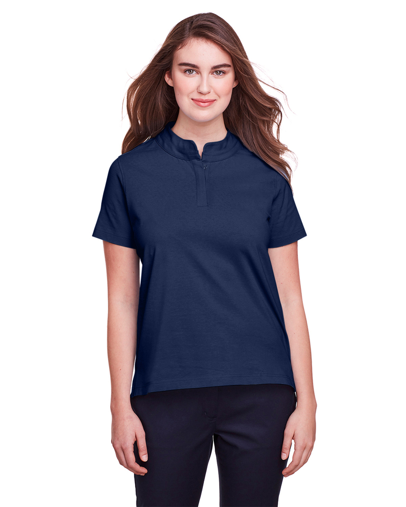UltraClub UC105W Women's Lakeshore Stretch Cotton Performance Polo Front Fullsize"