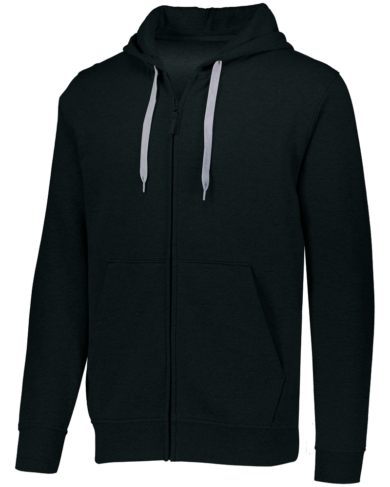 augusta sportswear 5418 60/40 fleece full zip hoodie Front Fullsize