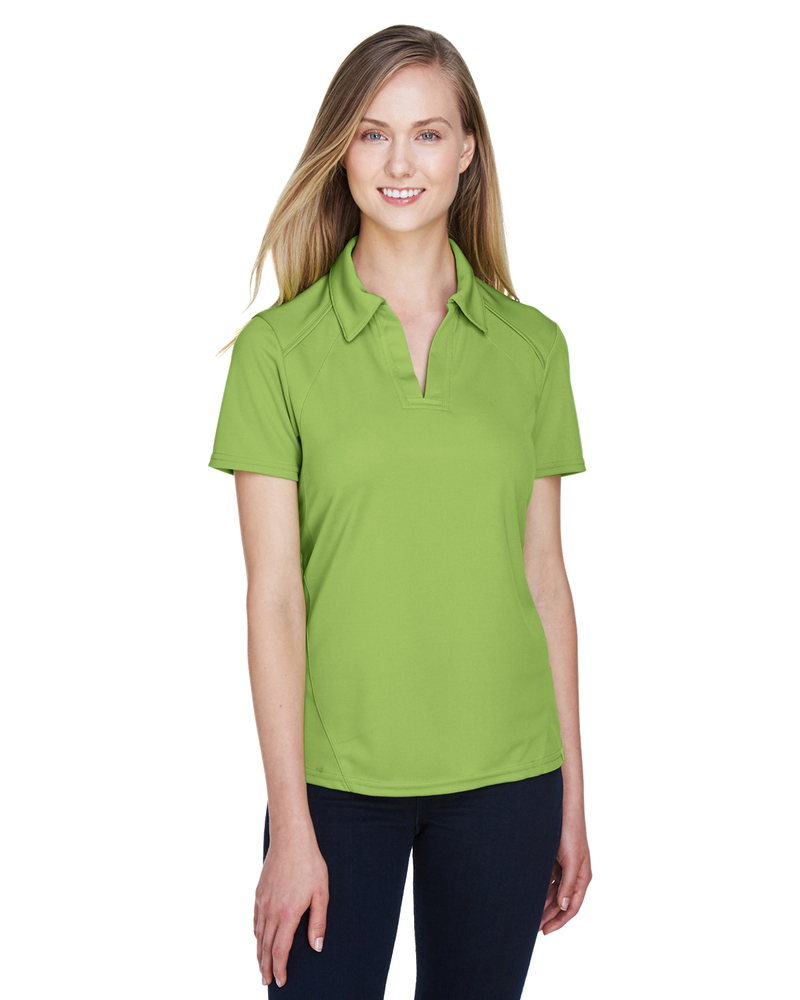 north end 78632 ladies' recycled polyester performance piqué polo Front Fullsize