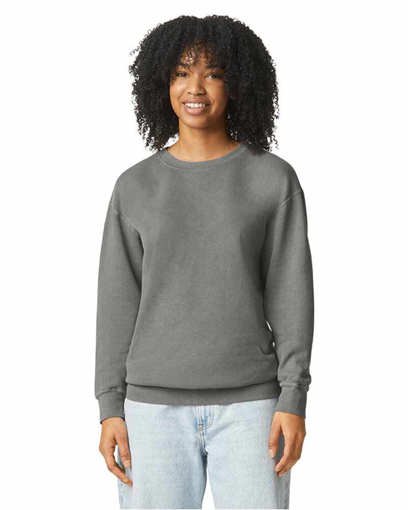 Comfort Colors 1466CC Unisex Lighweight Cotton Crewneck Sweatshirt Front Fullsize"