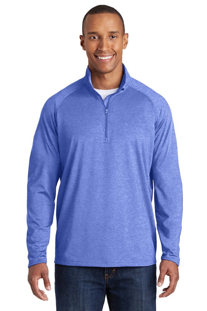 Sport-Tek ST850 Sport-Wick ® Stretch 1/4-Zip Pullover Front Fullsize"