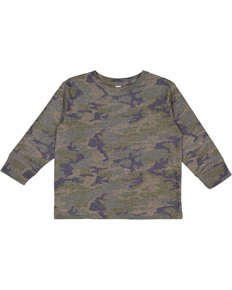 rabbit skins rs3302 toddler long-sleeve fine jersey t-shirt Front Fullsize
