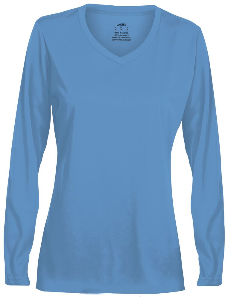 Augusta Sportswear 1788 Ladies NexGen Wicking Long Sleeve Tee Front Fullsize"