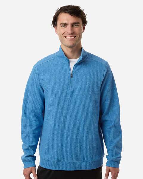 North End NE725 Men's Spirit Textured Quarter-Zip Pullover