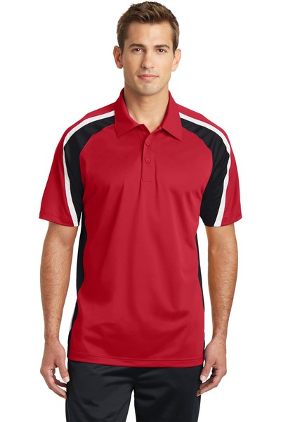 Sport-Tek ST654 | Tricolor Micropique Sport-Wick ® Polo | ShirtSpace