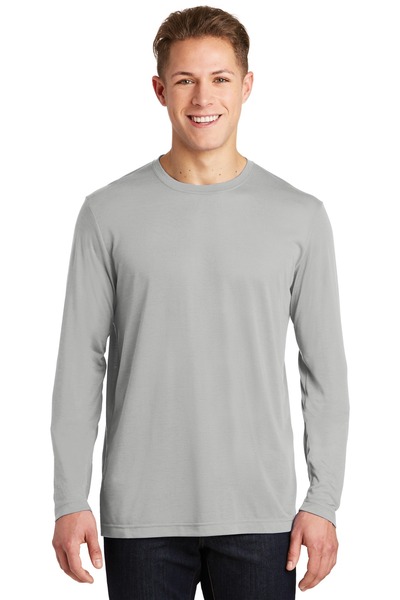 Sport-Tek ST450LS | Long Sleeve PosiCharge ® Competitor ™ Cotton Touch ...