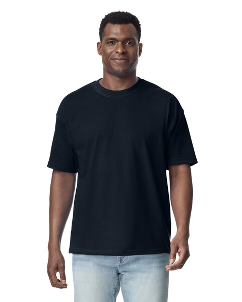 Gildan Men's Hammer Heavyweight T-Shirt - 100% Cotton, Black, Size Small