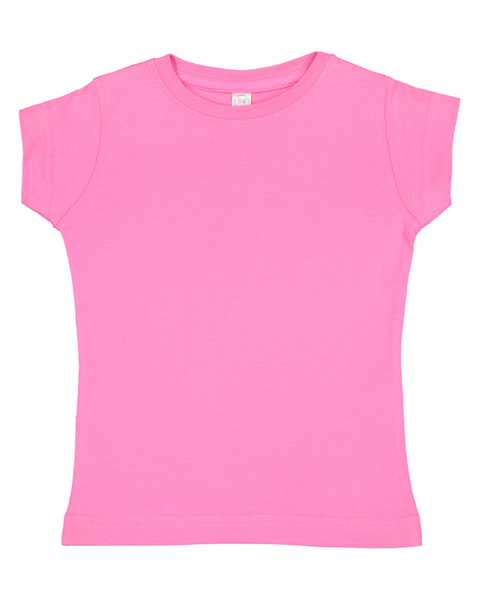 Rabbit Skins 3316 Toddler Girls' Fine Jersey T-Shirt