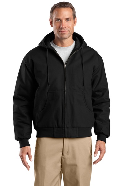 CornerStone TLJ763H | Tall Duck Cloth Hooded Work Jacket | ShirtSpace