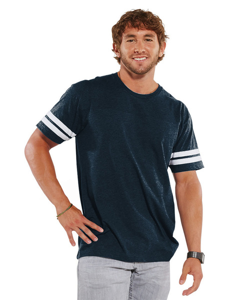 LAT 6937 Football Fine Jersey Tee