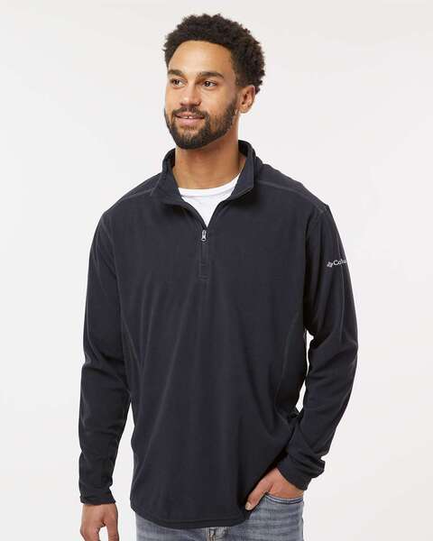 Columbia Men's Klamath Range II Half Zip, Collegiate Navy Solid, Small