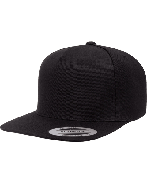 Yupoong YP5089 | Adult 5-Panel Structured Flat Visor Classic Snapback ...