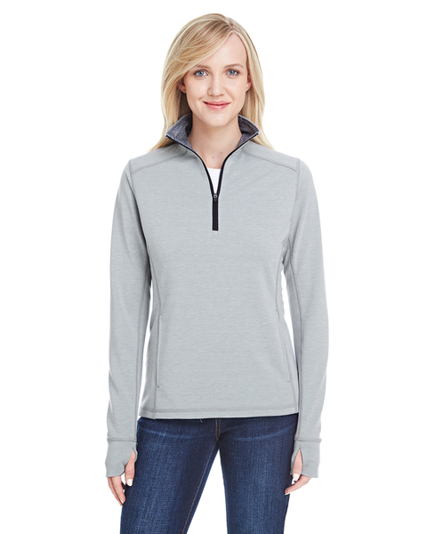 J America JA8433 | Ladies' Omega Stretch Quarter-Zip | ShirtSpace