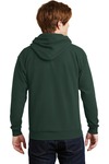 Hanes P170 Unisex Ecosmart® 50/50 Pullover Hooded Sweatshirt Back Thumbnail