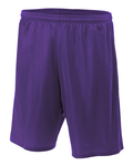 A4 N5296 Sprint Lined Tricot Mesh 9" Shorts Back Thumbnail