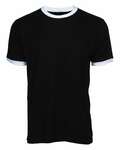 Tultex 246 Unisex Jersey Ringer Tee Front Thumbnail