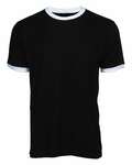 tultex 246 unisex jersey ringer tee Front Thumbnail