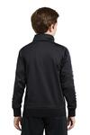 Sport-Tek YST93 Youth Dot Sublimation Tricot Track Jacket Back Thumbnail