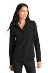 mercer+mettle mm2013 women's stretch crepe long sleeve camp Front Thumbnail