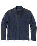 dri duck 7347 men's 100% polyester nano fleece tm full zip jacket explorer Front Thumbnail