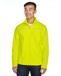 harriton m780 men's echo soft shell jacket Back Thumbnail