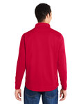 core365 ce404 men's market snag protect mesh colorblock quarter-zip Back Thumbnail