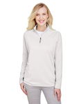 devon & jones dg480w crownlux performance™ ladies' clubhouse micro-stripe quarter-zip Front Thumbnail