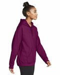 gildan sf500 adult softstyle® fleece pullover hooded sweatshirt Side Thumbnail