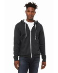 bella + canvas 3739 unisex sponge fleece full-zip hooded sweatshirt Front Thumbnail