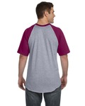Augusta Sportswear 423 Baseball Short Sleeve Tee 2.0 Back Thumbnail