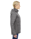 north end 78698 ladies' avant tech mélange insulated jacket with heat reflect technology Side Thumbnail