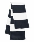 sportsman sp02 rugby-striped knit scarf Front Thumbnail