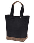 authentic pigment ap1921 canvas resort tote Front Thumbnail