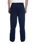 champion p800 adult 9 oz. powerblend® open-bottom fleece pant with pockets Back Thumbnail