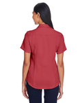 Harriton M570W Ladies' Bahama Cord Camp Shirt Back Thumbnail