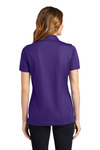 sport-tek lst690 ladies posicharge ® active textured polo Back Thumbnail