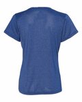 Badger Sport 4362 Pro Heather Women's V Neck Tee Back Thumbnail