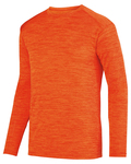 Augusta Sportswear 2903 Shadow Tonal Heather Long Sleeve Tee Front Thumbnail