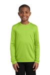 Sport-Tek YST350LS Youth Long Sleeve PosiCharge ® Competitor™ Tee Front Thumbnail