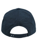 econscious ec7091 washed hemp unstructured baseball cap Back Thumbnail