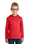 port & company pc590yh youth performance fleece pullover hooded sweatshirt Front Thumbnail
