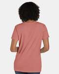 comfortwash by hanes gdh125 ladies' v-neck t-shirt Back Thumbnail