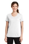 Port & Company LPC381V Ladies Performance Blend V-Neck Tee Front Thumbnail