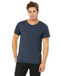 bella + canvas b3014 men's jersey raw neck t-shirt Front Thumbnail
