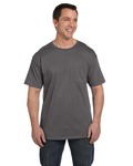 Hanes 5190P Adult Beefy-T® with Pocket Side Thumbnail