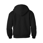soffe j9078 soffe juvenile classic zip hooded sweatshirt Back Thumbnail