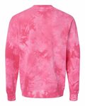 Independent Trading Co. PRM3500TD Unisex Midweight Tie-Dyed Sweatshirt Back Thumbnail