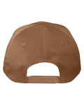 Big Accessories BX020SB Adult Structured Twill 6-Panel Snapback Cap Back Thumbnail