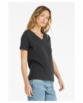 Bella + Canvas 6405 Ladies' Relaxed Jersey V-Neck T-Shirt Side Thumbnail