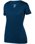 Augusta Sportswear 2902 Ladies Shadow Tonal Heather Training Tee Front Thumbnail